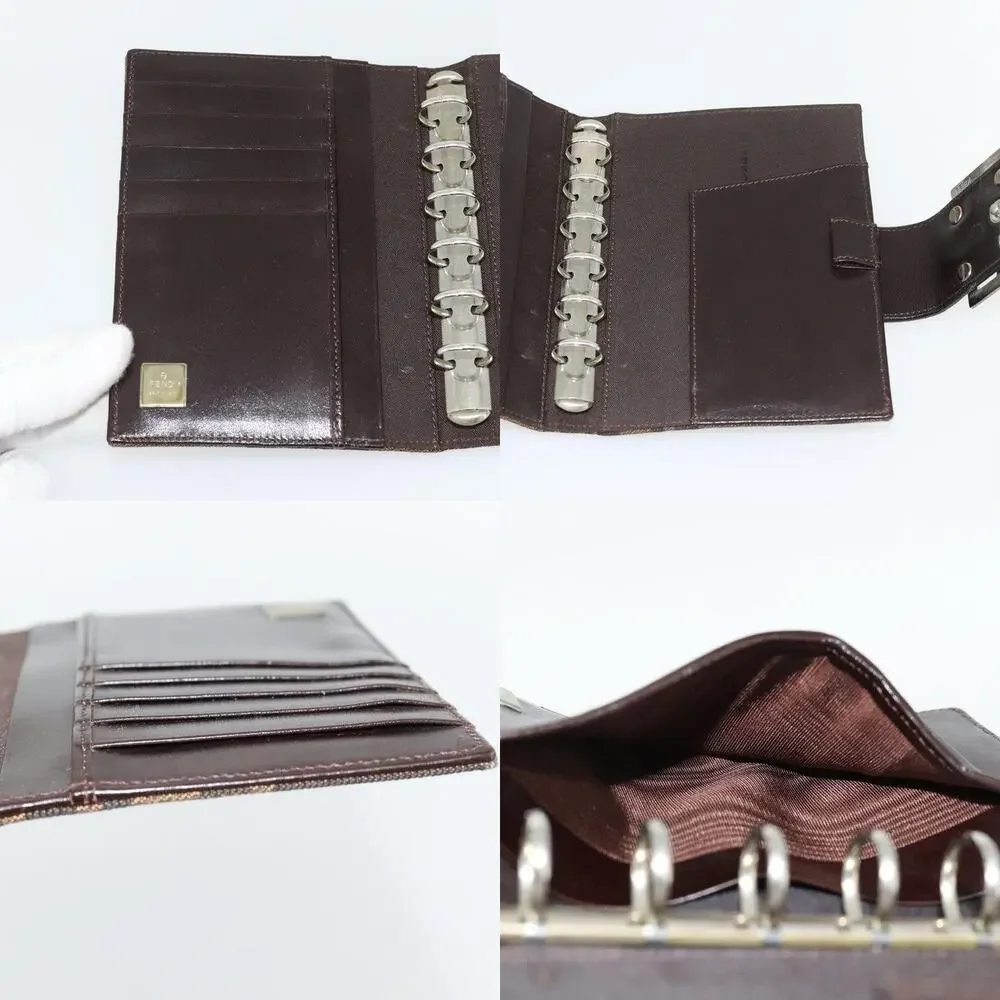 Fendi Zucca Day Planner Cover Brown